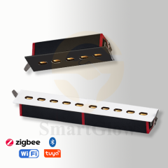 【SG918】2-inch Commercial Anti Glare Square Shallow Recessed Linear Led Grille Lighting With Trim