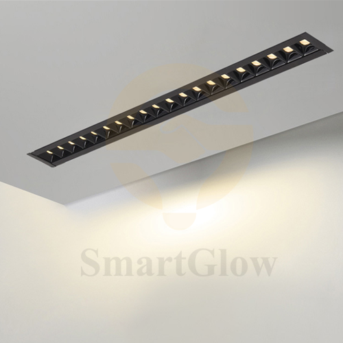 【SG920】Commercial Smart Anti Glare Ultra Thin Integrated Recessed Linear Led lights