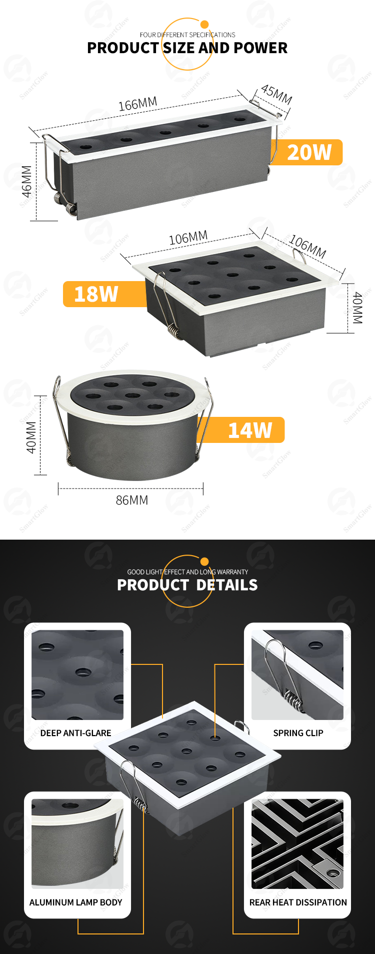 recessed linear led lighting