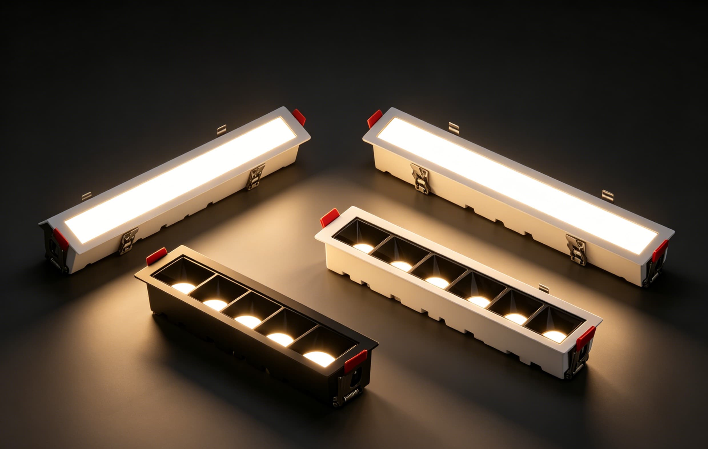 recessed linear led lighting