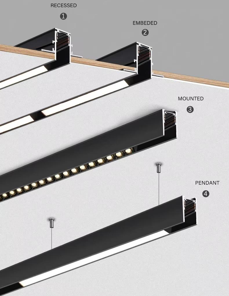magnetic track lighting systems