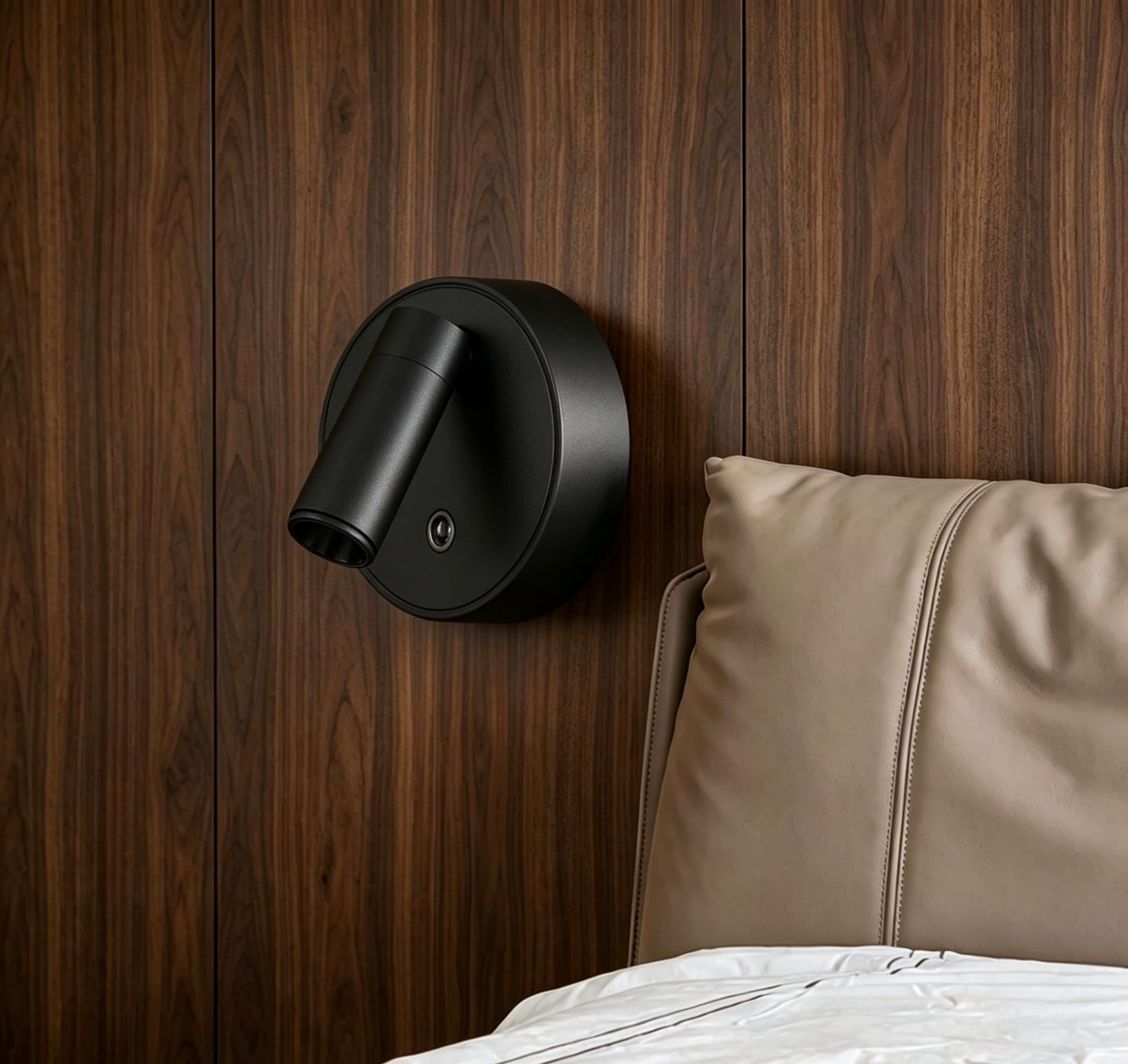 【SG901】Modern Touch Control Magnetic Adjustable Round Reading Wall Lamp – Black & White