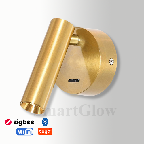 【SG902】LED Bedside Adjustable Reading Lamp Wall Mounted Sconce With USB Port– Glod & Silver