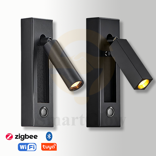 【SG905】Cylinder/Square Column Led Wall Mounted Reading Sconces Study Lights -  Gold & Black