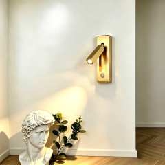【SG905】Cylinder/Square Column Led Wall Mounted Reading Sconces Study Lights -  Gold & Black