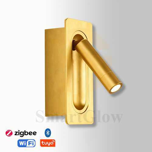 【SG906】Modern Recessed LED Reading Wall Lamp Adjustable Wall Reading Sconce for Bed - Gold & Black & Gray & White
