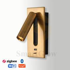 【SG907】Modern Adjustable LED Wall Mount Sconce Bedside Reading Lamp for Living Room Hallway