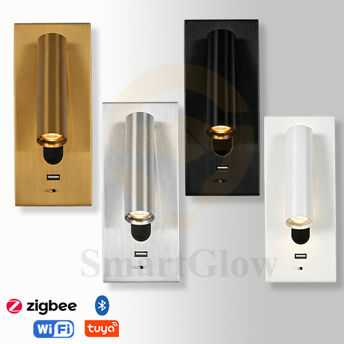 【SG907】Modern Adjustable LED Wall Mount Sconce Bedside Reading Lamp for Living Room Hallway