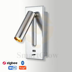 【SG907】Modern Adjustable LED Wall Mount Sconce Bedside Reading Lamp for Living Room Hallway