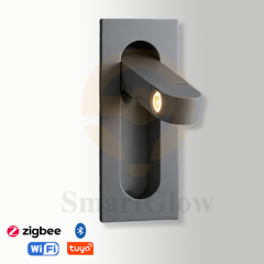 【SG909】Modern Aluminium  Adjustable LED Wall Mounted Sconces Rectangle Wall Light for Bedroom