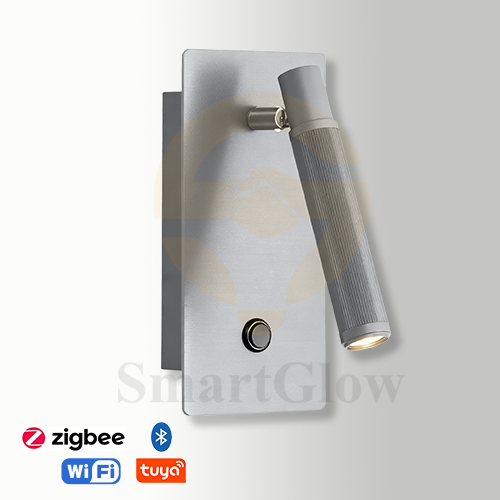 【SG912】7.4 Inch Height Modern LED Wall Mounted Lamp Aluminum Bedside Reading Sconce with Switch
