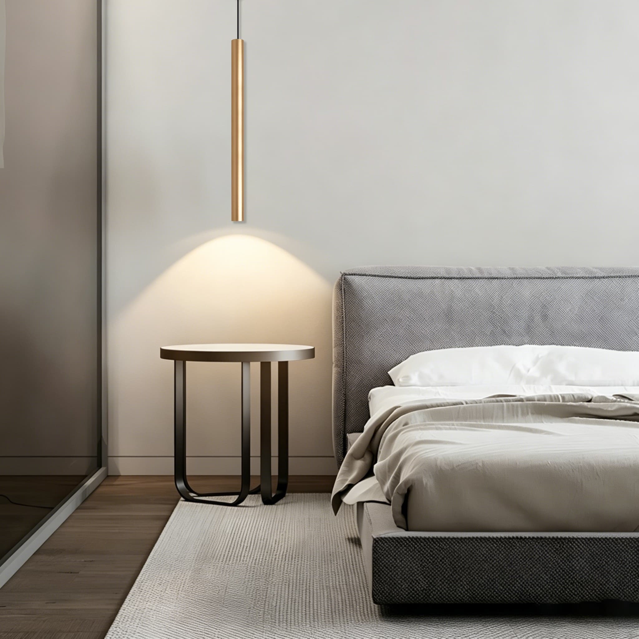 【SG501】Modern 2.3-inch LED Aluminum Direct downlight Hanging Long Pendant lighting for Livingroom