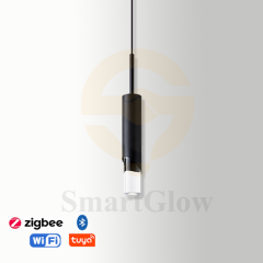 【SG504】Minimalist 2.3-inch LED Gold And Black Aylinder Ceiling Hanging Led Pendant Single Light Fixtures