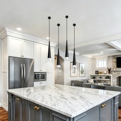 【SG506】2-inch Decorative Pendant Lights LED Suspension Black And Gold Lamp for Kitchen Island