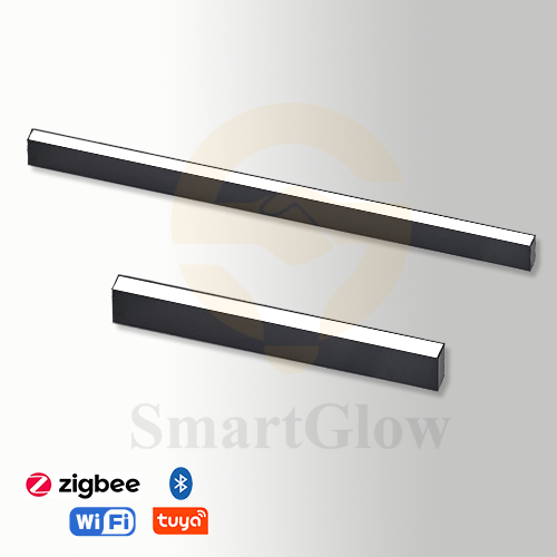 【SG507】1.2-inch Commercial Slim Black LED Linear Pendant Ceiling Lighting for Office