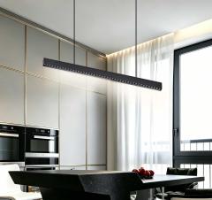 【SG508】Modern 1.2-inch Suspension Slim LED Grille Linear Office Pendant Light Fixtures