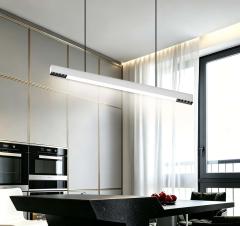 【SG509】1.2-inch Minimalist Hanging Light led commercial pendant Linear lighting for Office
