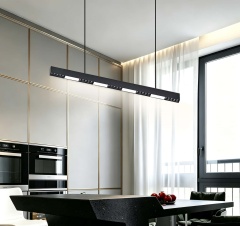 【SG510】1.2-inch Modern Hanging Lights LED Commercial Linear Pendant Light Fixtures for Office
