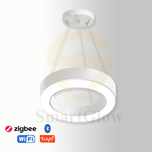 【SG511】Minimalist Led Circle Hanging Light Commercial Suspension Office Lighting - 400/500/600/800mm