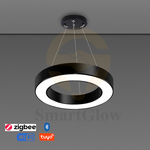 【SG511】Minimalist Led Circle Hanging Light Commercial Suspension Office Lighting - 400/500/600/800mm