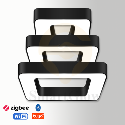 【SG515】16-inch Square LED Commercial Hanging Pendant Light Fixtures for Office