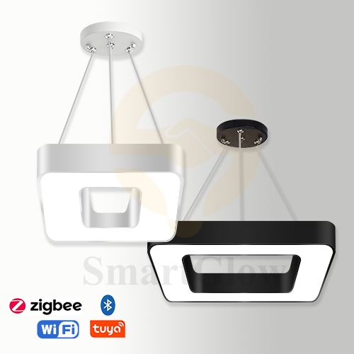 【SG515】16-inch Square LED Commercial Hanging Pendant Light Fixtures for Office