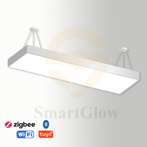 【SG518】Minimalist 47-inch Commercial Rectangle LED Office Linear Hanging Pendant Lamp