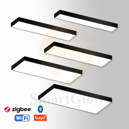 【SG518】Minimalist 47-inch Commercial Rectangle LED Office Linear Hanging Pendant Lamp