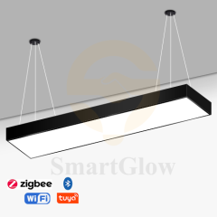 【SG518】Minimalist 47-inch Commercial Rectangle LED Office Linear Hanging Pendant Lamp