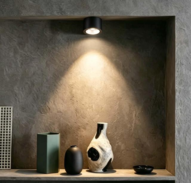 【SG704】3-inch Black/White Adjustable Ceiling Surface Mounted Type LED Downlight