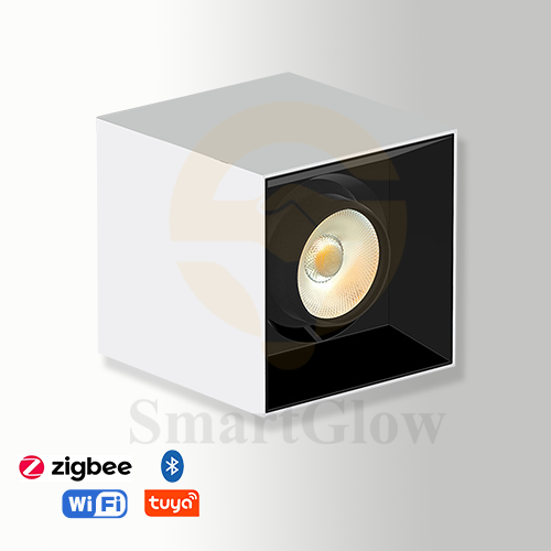 【SG712】2.3-inch Commercial Square White Ceiling Surface Mounted Adjustable LED Downlight