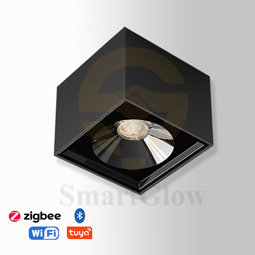 【SG713】2.8-inch Square Ceiling Surface Mounted Fixed COB LED Directional Downlight