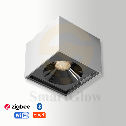 【SG713】2.8-inch Square Ceiling Surface Mounted Fixed COB LED Directional Downlight