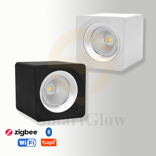 【SG715】3.5-inch Black/White Ceiling Square Surface Mounted LED Anti Glare Downlight