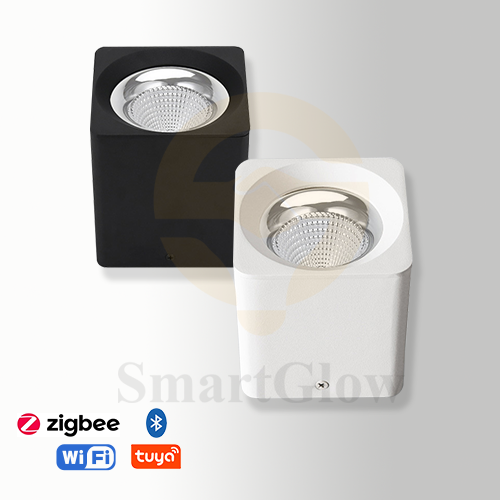 【SG715】3.5-inch Black/White Ceiling Square Surface Mounted LED Anti Glare Downlight