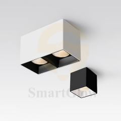 【SG716】Commercial Single/Double/Triple Head Ceiling Square Surface Mounted LED Downlight