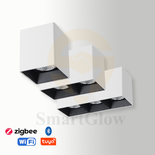 【SG716】Commercial Single/Double/Triple Head Ceiling Square Surface Mounted LED Downlight