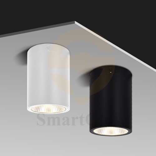 【SG718】3-inch Aluminium Cylindrical Ceiling Surface-Mounted LED Downlight