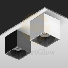【SG720】Commercial 3-inch Aluminium ip65 Waterproof Square Surface Mounted LED Downlight