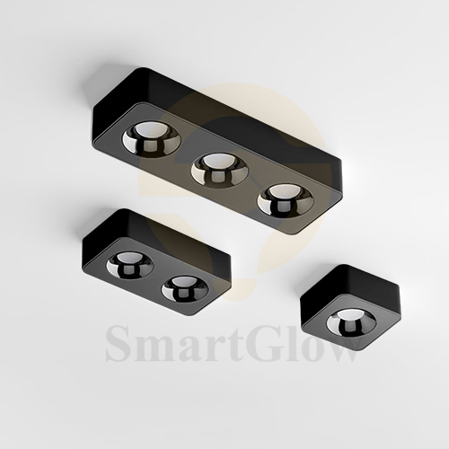 【SG722】Shallow Multi-head Ceiling Square Surface Mounted LED Anti Glare Downlight