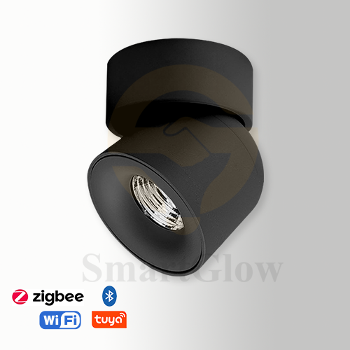 【SG726】3.3-inch Commercial Adjustable Black/White Round Surface Mounted LED Spotlight