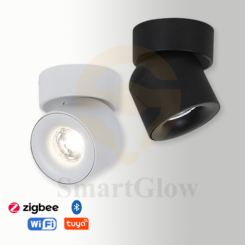 【SG726】3.3-inch Commercial Adjustable Black/White Round Surface Mounted LED Spotlight