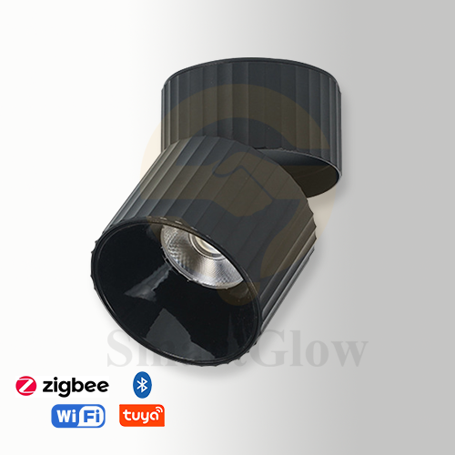 【SG720】2.3-inch Aluminium Adjustable Surface Mounted Thread Cylindrical LED Downlights