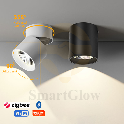 【SG731】Commercial 3-inch Adjustable Ceiling Surface Mounted Cylindrical LED Spotlights