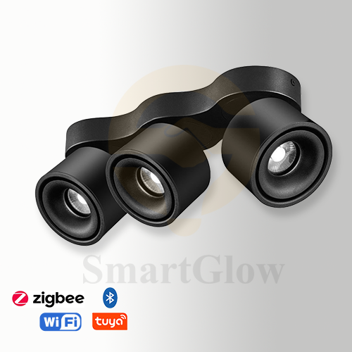 【SG733】Commercial Aluminium Multi-head Round Surface Adjustable Mounted Led Spotlights