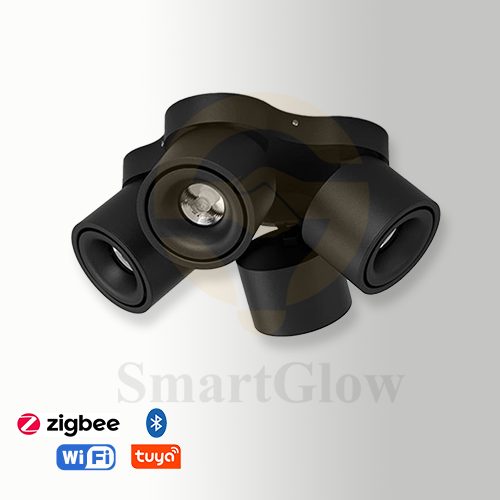【SG733】Commercial Aluminium Multi-head Round Surface Adjustable Mounted Led Spotlights