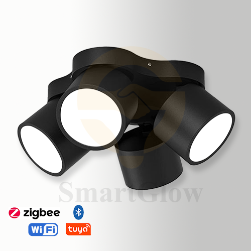 【SG734】Commercial Multi-head Round Surface Mounted Adjustable Led Flood Downlights