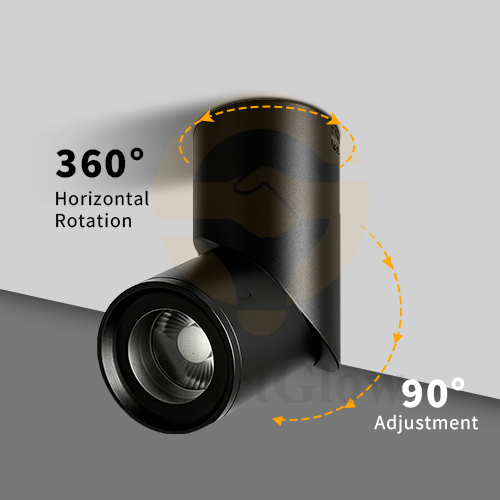 【SG737】2.7-inch Adjustable Surface Mounted Cylindrical LED Spotlights