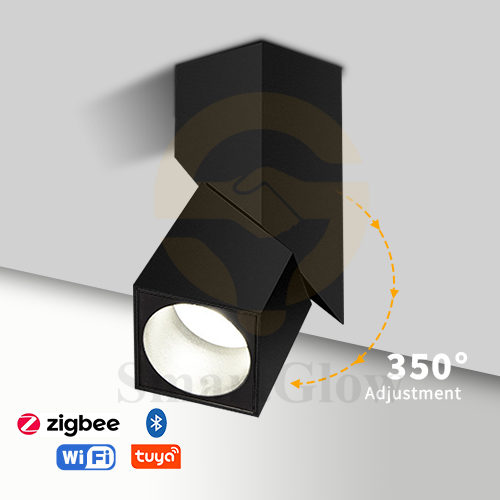 【SG738】2.3-inch Adjustable Decorative Square Surface Mounted LED Anti Glare Downlight