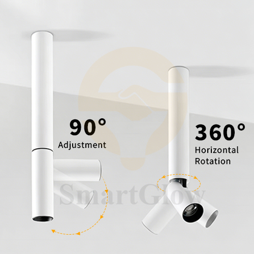 【SG739】2.4-inch Adjustable Surface Mounted Long Cylindrical LED Downlights